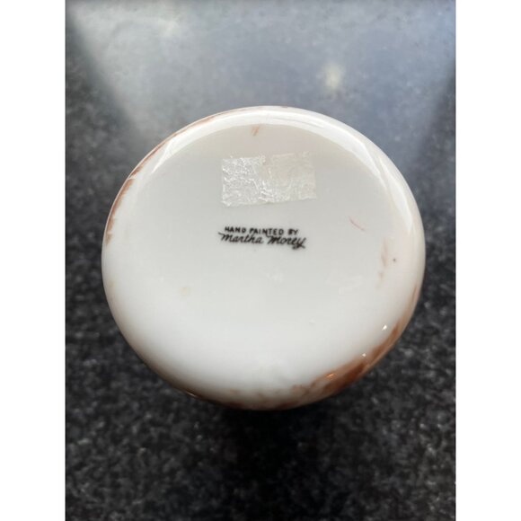 Vintage 1970's Coffee Tea Hand Painted Ceramic Mug By Martha Morey Signed - Picture 6 of 8